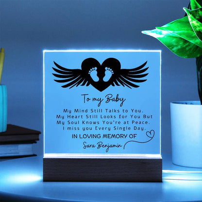 To My Baby Personalized Memorial Plaque – Miscarriage Gift – view 9