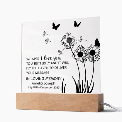 Memorial Plaque for Loss of Loved One – Sympathy Gift – view 8
