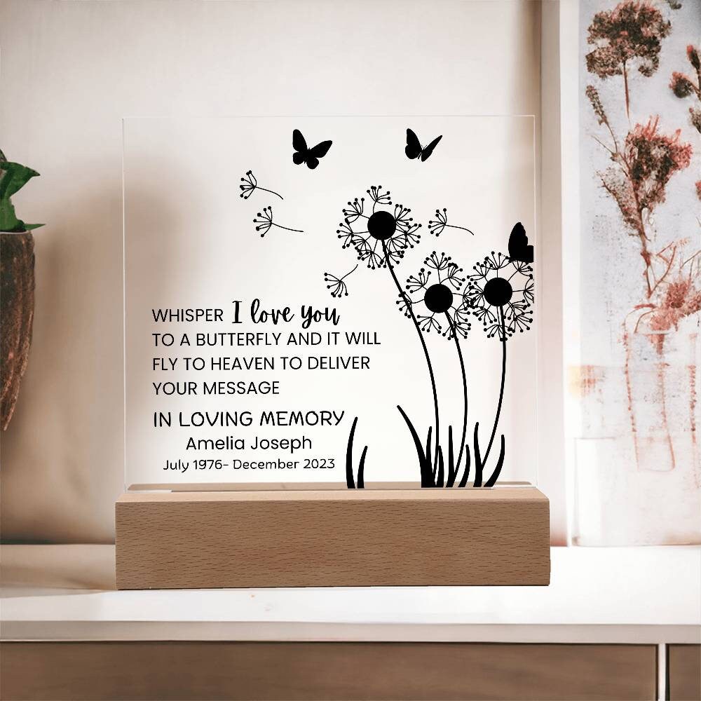 Memorial Plaque for Loss of Loved One – Sympathy Gift – view 6