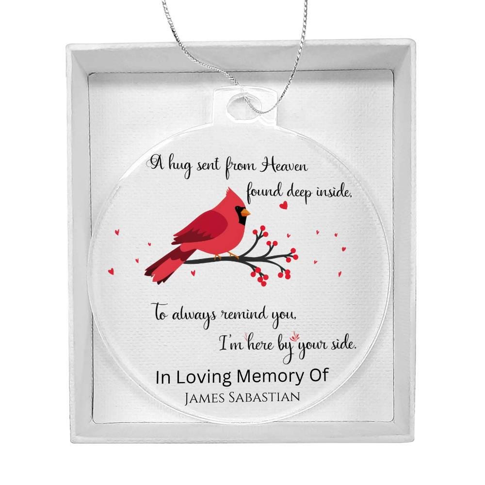 Personalized Memorial Acrylic Ornament – view 5