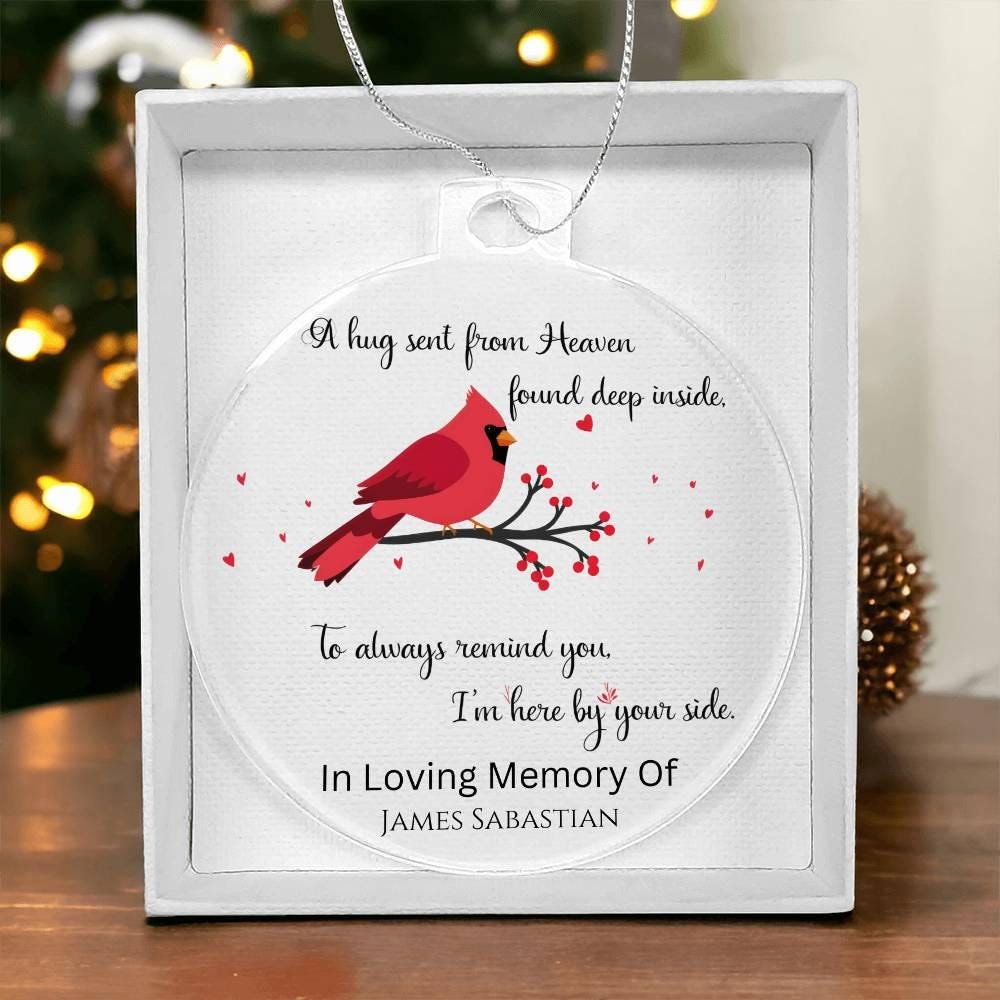 Personalized Memorial Acrylic Ornament