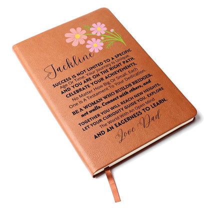Custom Name Daughter Leather Journal – Gifts for daughter From Mom – view 5