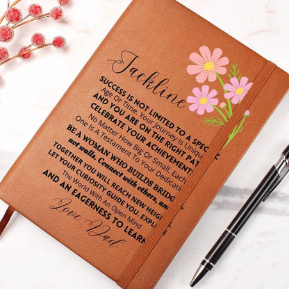 Custom Name Daughter Leather Journal – Gifts for daughter From Mom – view 9