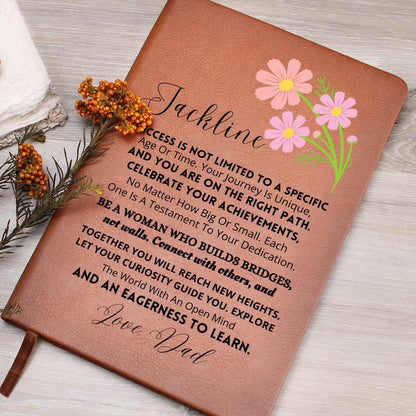Custom Name Daughter Leather Journal – Gifts for daughter From Mom