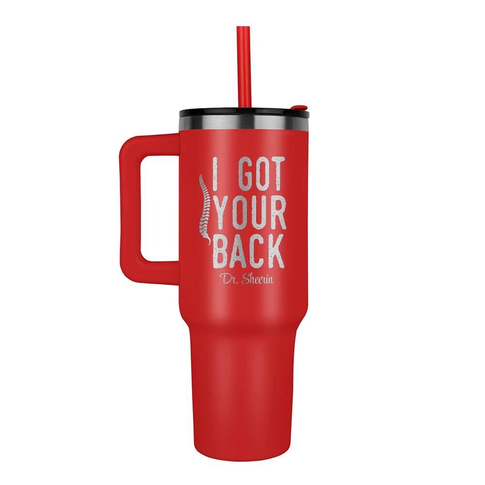Personalized Funny Chiropractor 40Oz Leaser Engraved Tumbler – view 8
