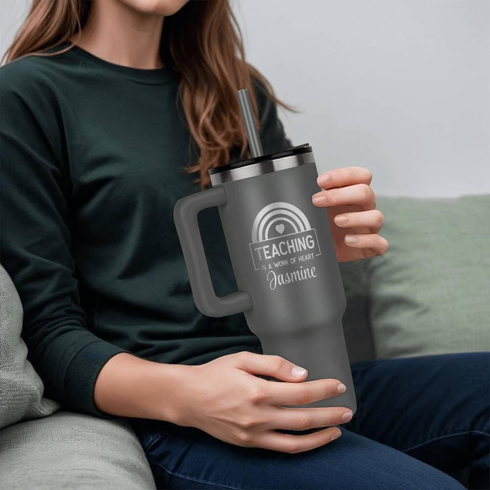 Personalized Teacher 40 Oz Tumbler – Back To School Gift – view 5