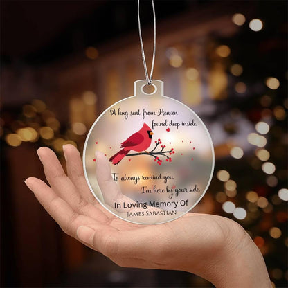 Personalized Memorial Acrylic Ornament – view 3