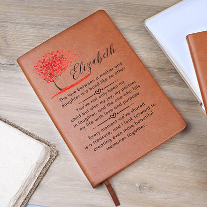 Mother Daughter Personalized Leather Journal – view 8