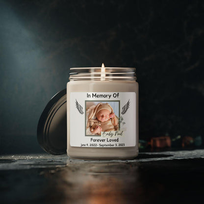 Custom Baby Memorial Candle – Loss of child Gift – view 6