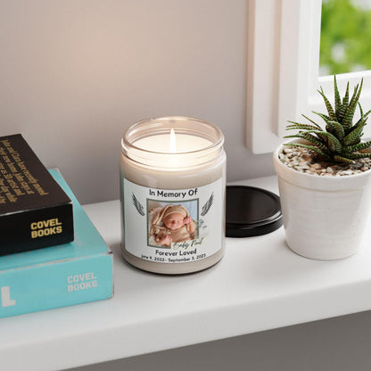 Custom Baby Memorial Candle – Loss of child Gift – view 4