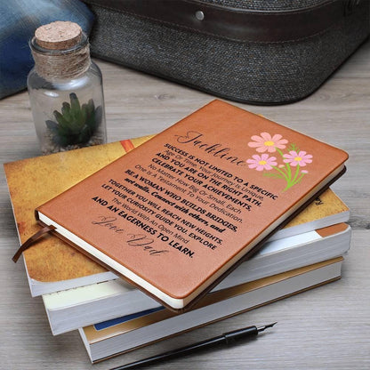 Custom Name Daughter Leather Journal – Gifts for daughter From Mom – view 8