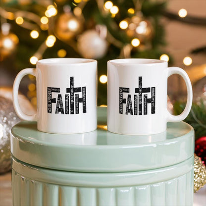 Faith Bible Verse Christian Coffee Mug – Gift for Christian Women – view 3