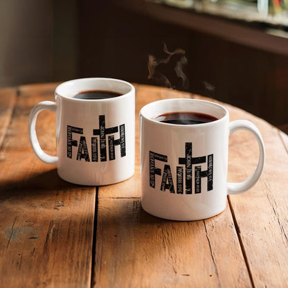 Faith Bible Verse Christian Coffee Mug – Gift for Christian Women – view 4