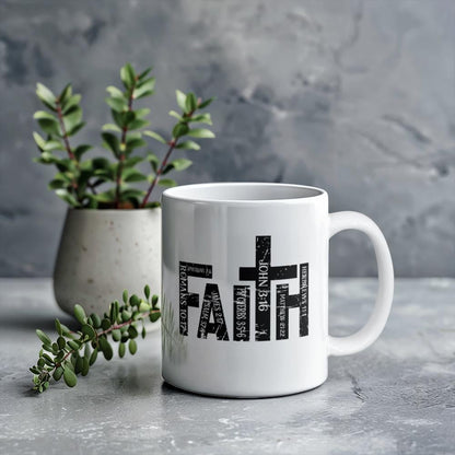 Faith Bible Verse Christian Coffee Mug – Gift for Christian Women – view 5