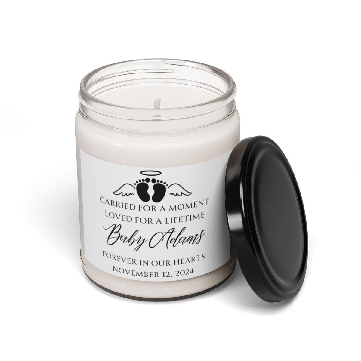 Carried for a Moment Baby Memorial Candle – Miscarriage keepsake Gift – view 6