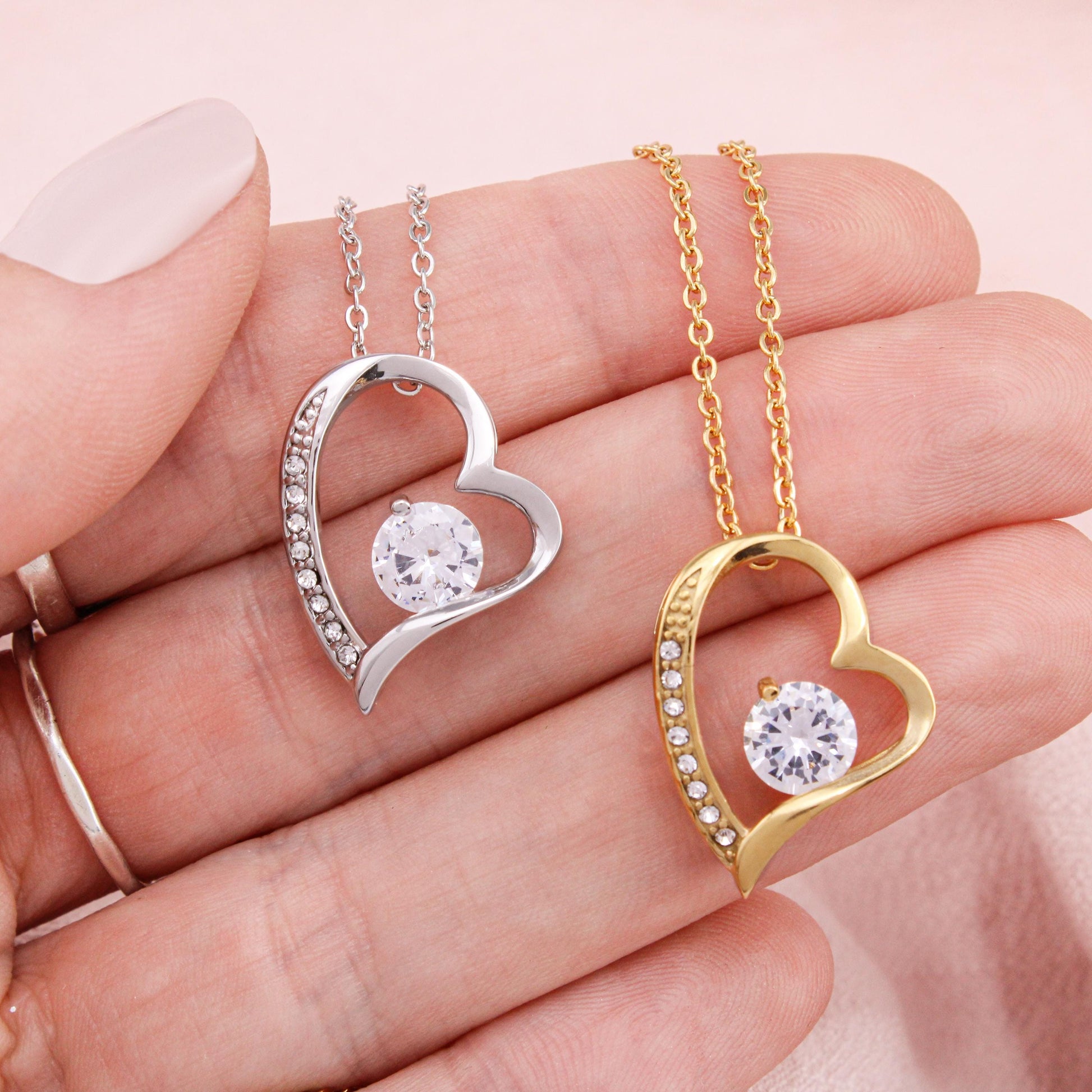 Daughter Keepsake Bundle LED Acrylic Plaque With Forever Love Necklace – view 4