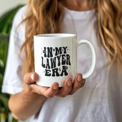 In My Lawyer Era White Ceramic Mug – Gift for Lawyer – view 6
