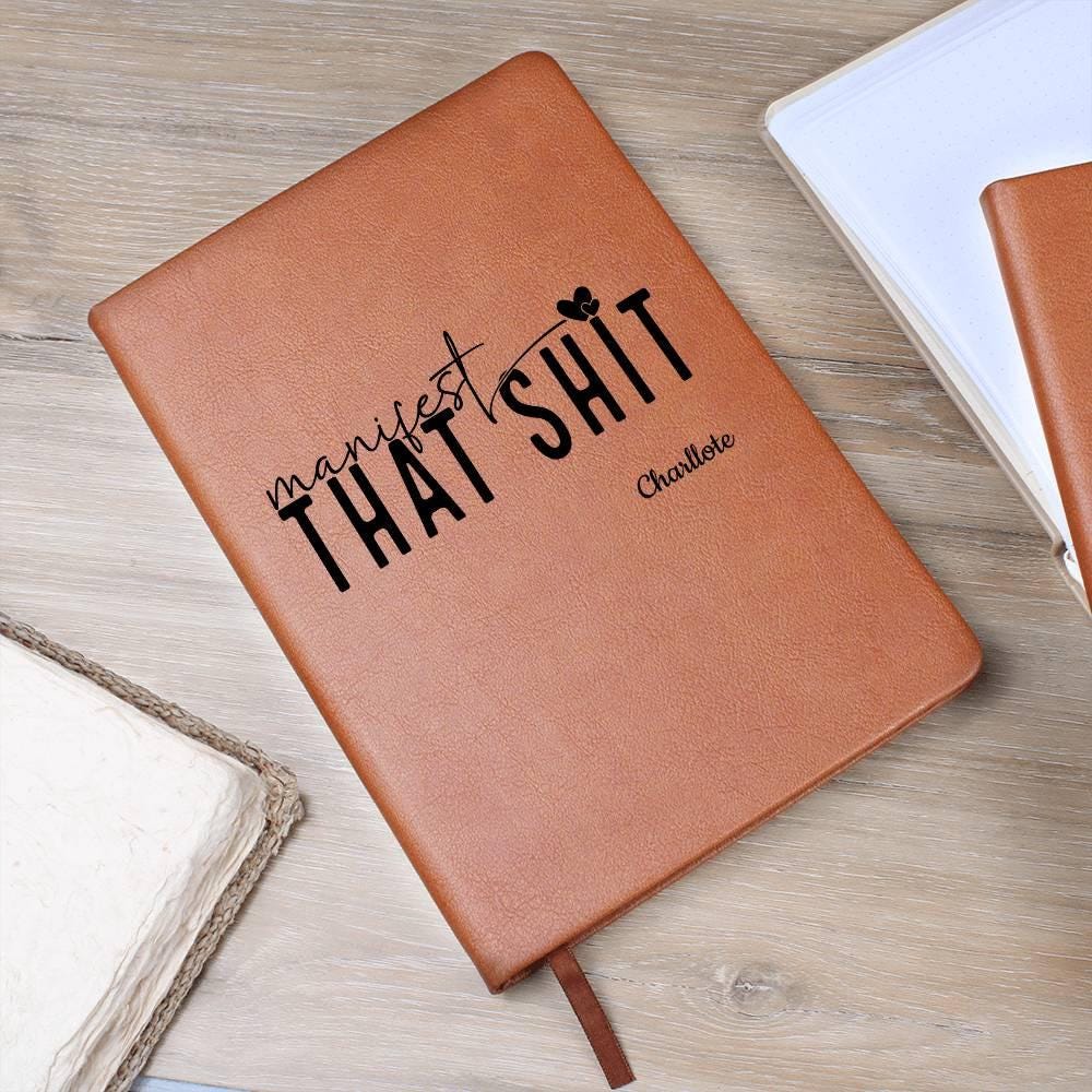 Manifest That Personalized Leather Journal – Manifesting Journal – view 6