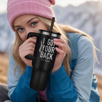 Personalized Funny Chiropractor 40Oz Leaser Engraved Tumbler – view 2