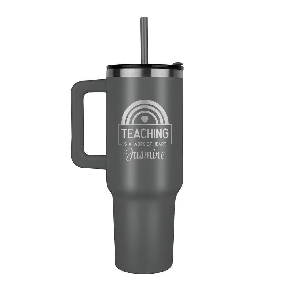 Personalized Teacher 40 Oz Tumbler – Back To School Gift – view 6