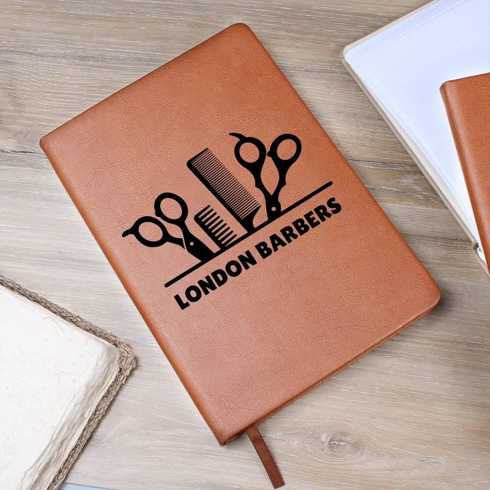 Personalized Barber Shop Leather Journal – Gift for Barber Dad – view 9