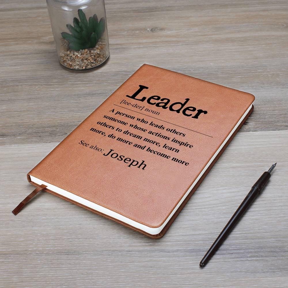 Custom Leader Definition Journal – Personalized Gift For Boss – view 8
