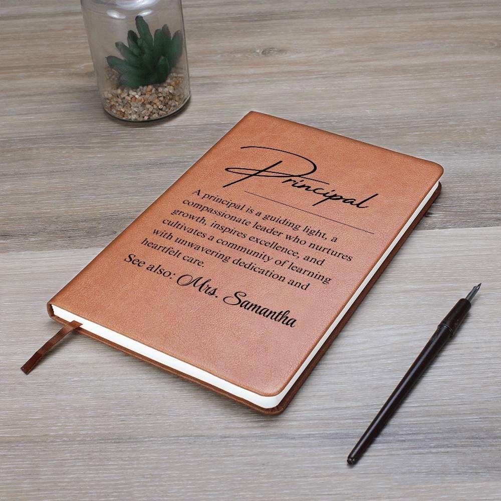 Personalized Principal Definition Journal – Gift for School Principal – view 7