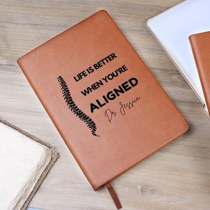 Funny Personalized Chiropractor leather Journal – Chiropractic Gift – view 7