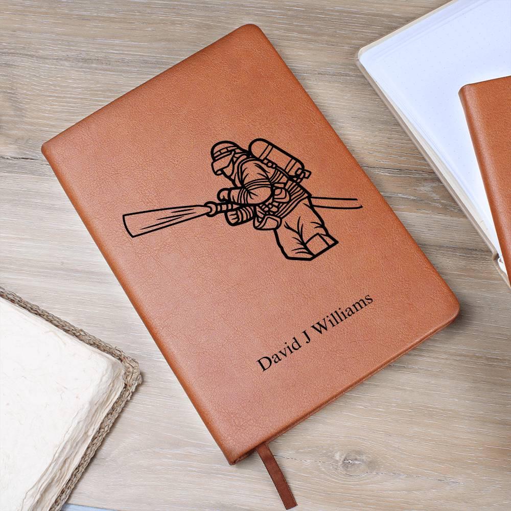 Personalized Journal for Firefighter – Fireman Retirement Gift – view 9