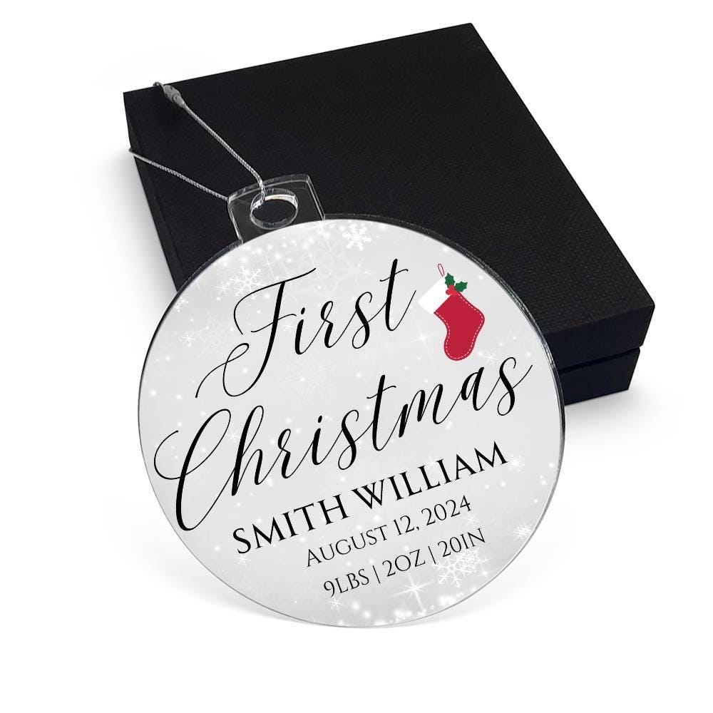 2024 Baby First Christmas Acrylic Ornament – New Born Gift – view 9