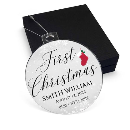 2024 Baby First Christmas Acrylic Ornament – New Born Gift – view 9