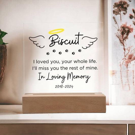 Pet In Heaven Custom pet memorial plaque