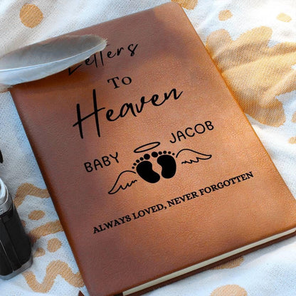 Letters to heaven Child loss memorial grief journal – Miscarriage Gift – view 9