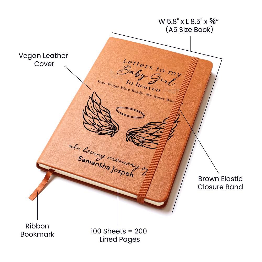 Personalized Letters to Heaven Memorial journal – view 5