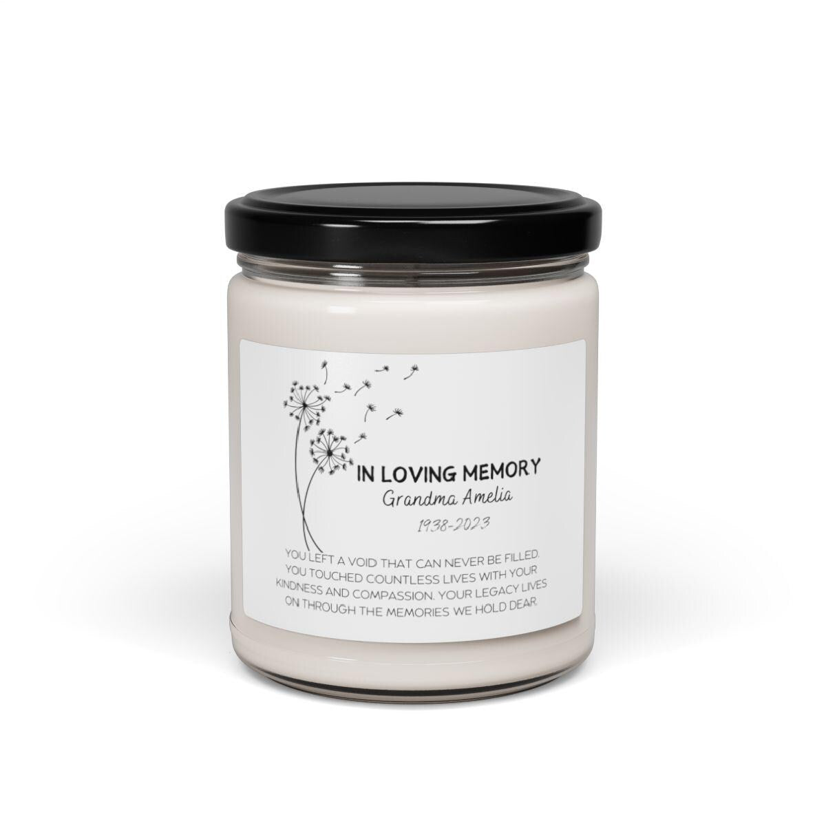 Memorial Candle – Sympathy Gift for Loss of Loved ones – view 7