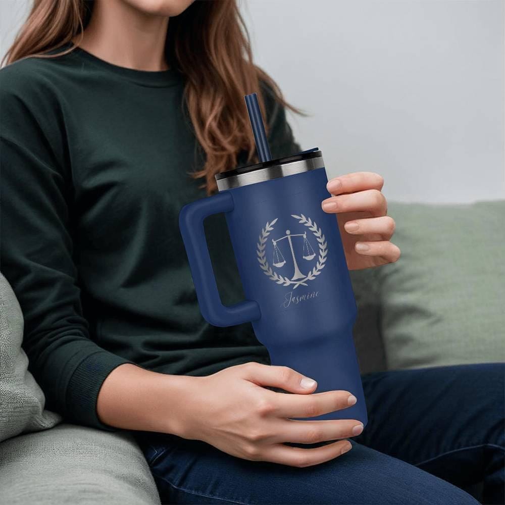 Personalized Lawyer Insulated Leaser Engraved 40oz Tumbler – view 8