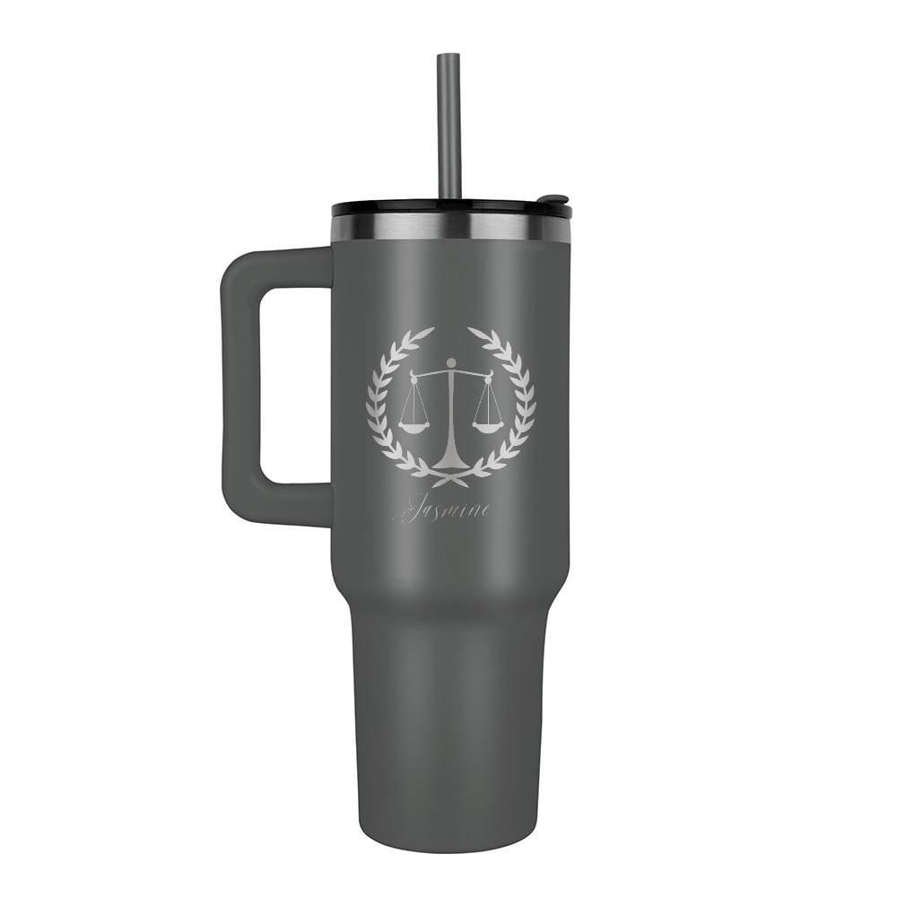 Personalized Lawyer Insulated Leaser Engraved 40oz Tumbler – view 5