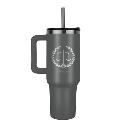 Personalized Lawyer Insulated Leaser Engraved 40oz Tumbler – view 5