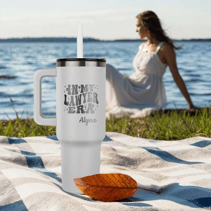 In My Lawyer Era Personalized Leaser Engraved 40oz Tumbler – view 2