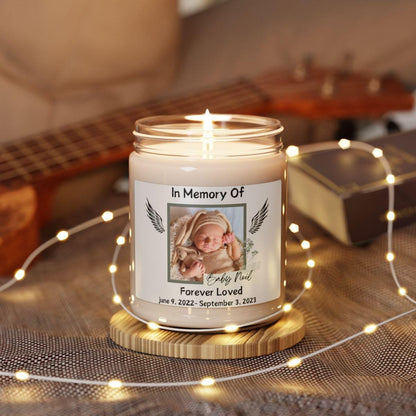 Custom Baby Memorial Candle – Loss of child Gift