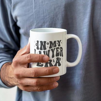 In My Lawyer Era White Ceramic Mug – Gift for Lawyer – view 9