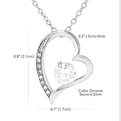 Daughter Keepsake Bundle LED Acrylic Plaque With Forever Love Necklace – view 8