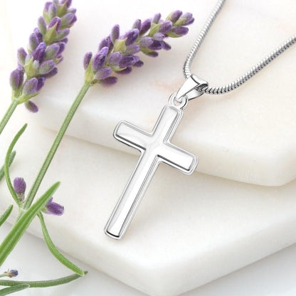 Personalized Gift for Grandpa Keepsake Acrylic Bundle with cross – view 5