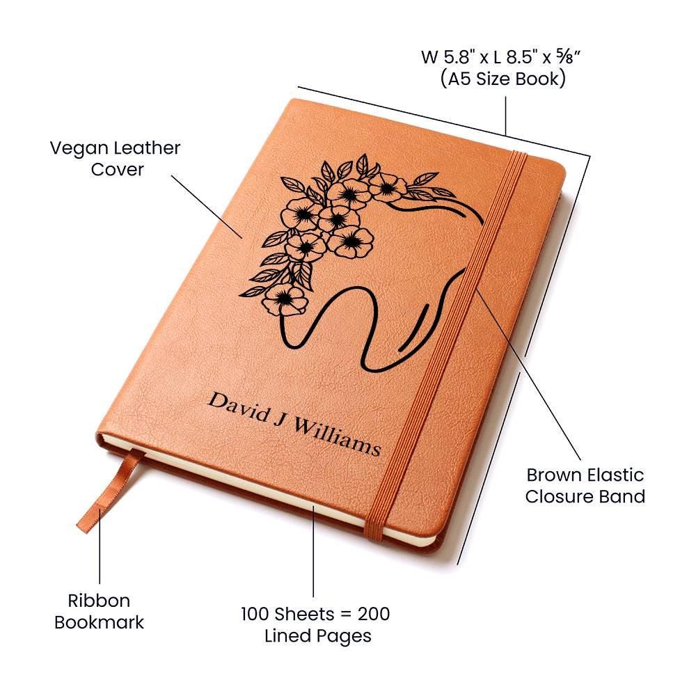 Personalized Journal for Dentist – Dental Graduation Gift – view 3