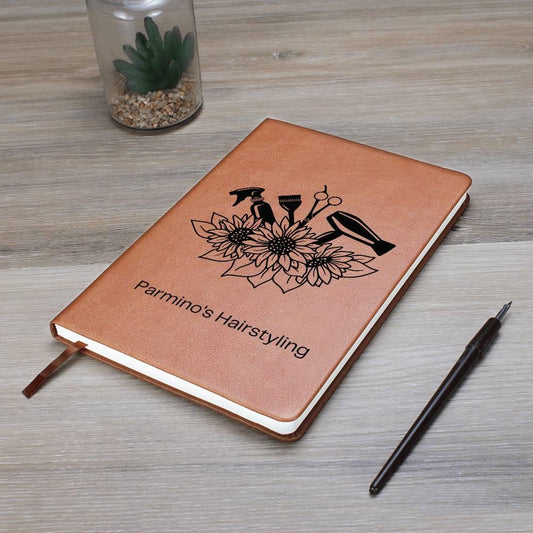 Personalized Hairstylist Journal – Barber Shop Owner Gifts – view 2