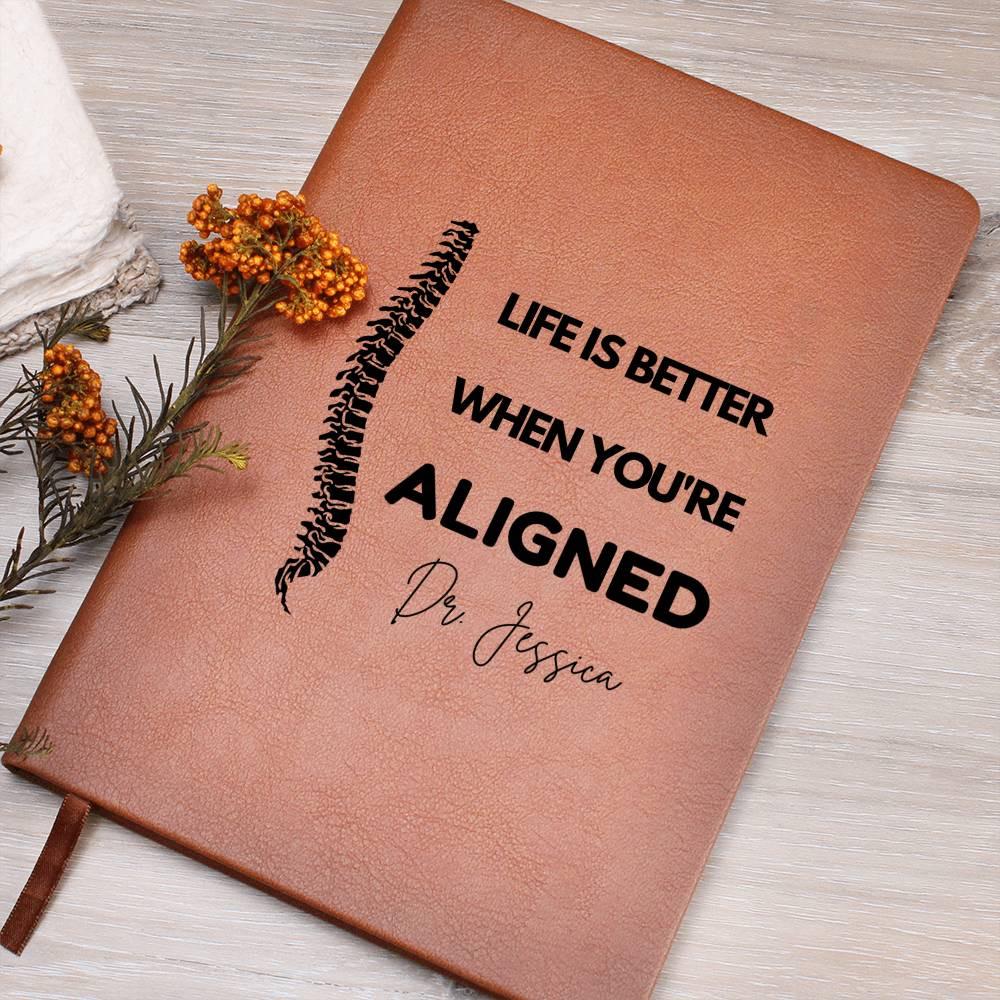 Funny Personalized Chiropractor leather Journal – Chiropractic Gift