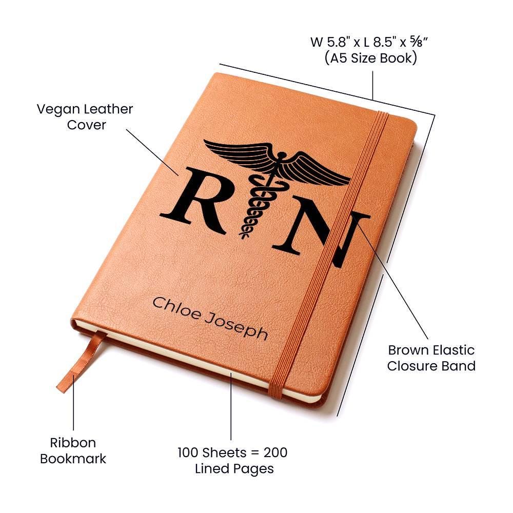 Personalized Registered Nurse Journal – Unique Gift for Nurse – view 4