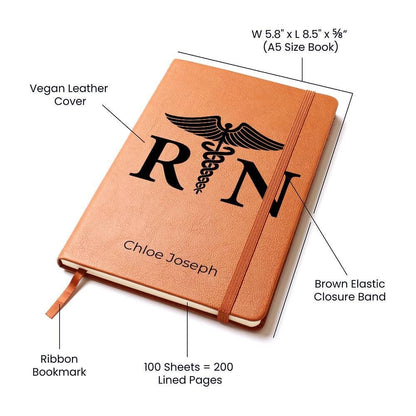 Personalized Registered Nurse Journal – Unique Gift for Nurse – view 4