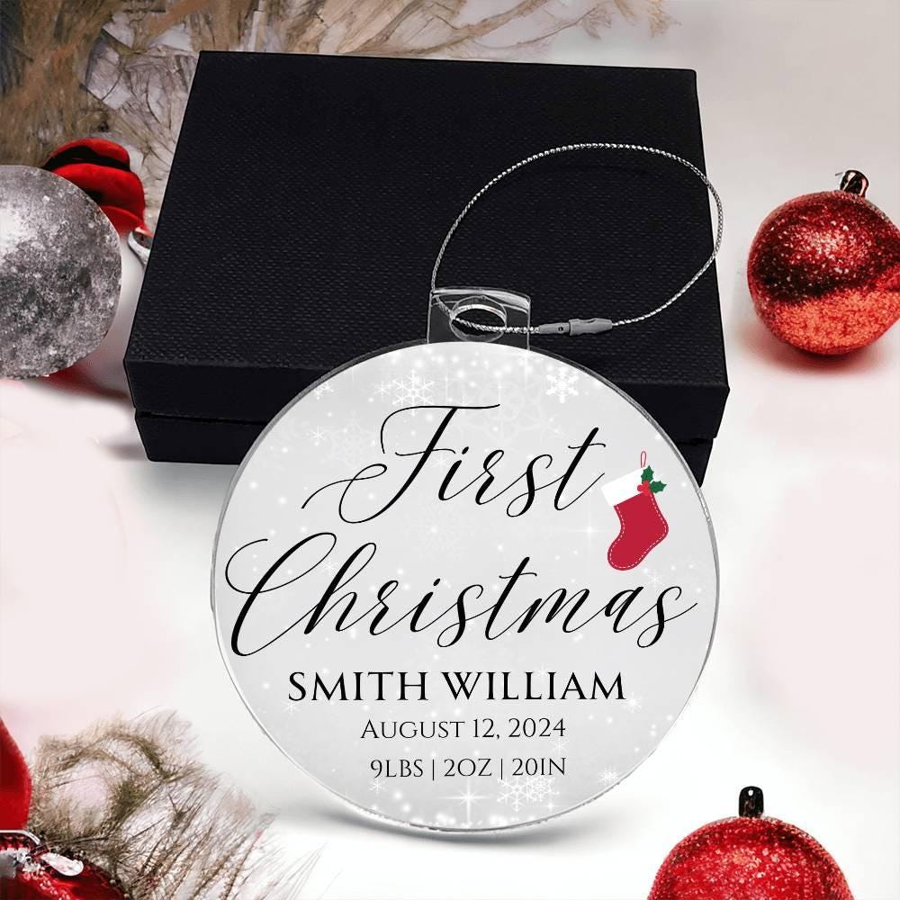 2024 Baby First Christmas Acrylic Ornament – New Born Gift – view 6