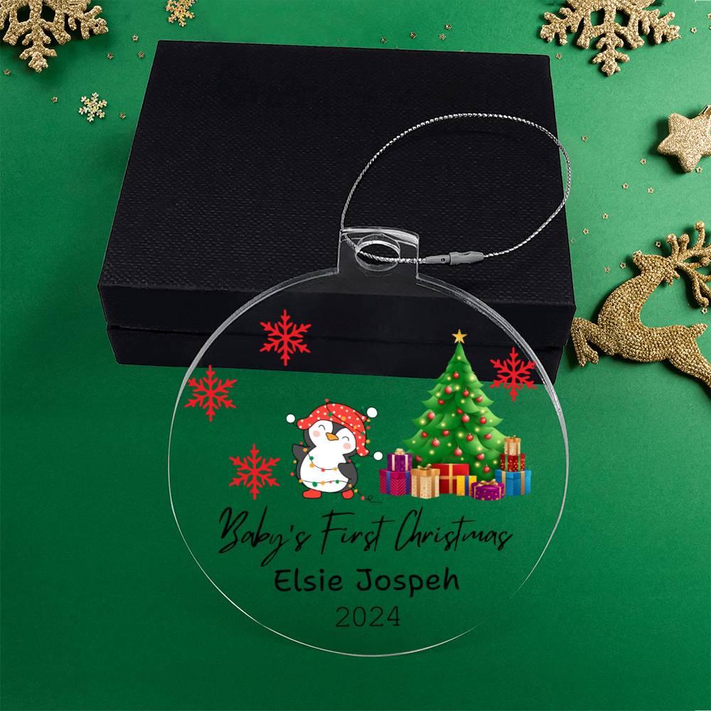 2024 Baby's First Christmas Personalized Ornament – New Parents Gift – view 10